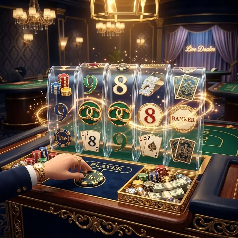 Baccarat online szabályok, demo, live dealer