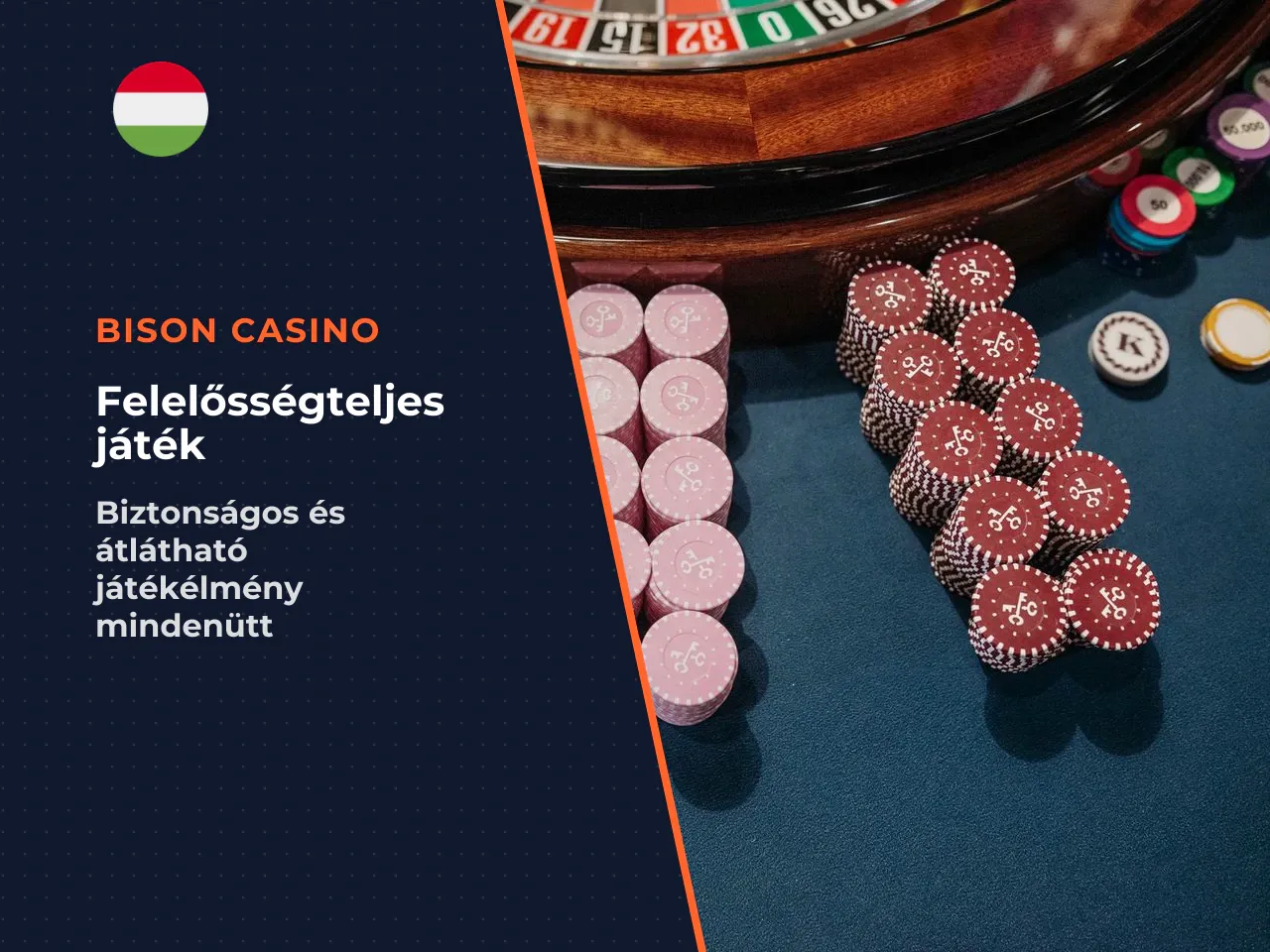 Felelősségteljes játék. A Bison Casino az