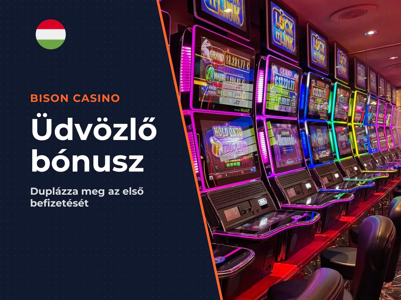 Üdvözlő bónusz, free spins és offer