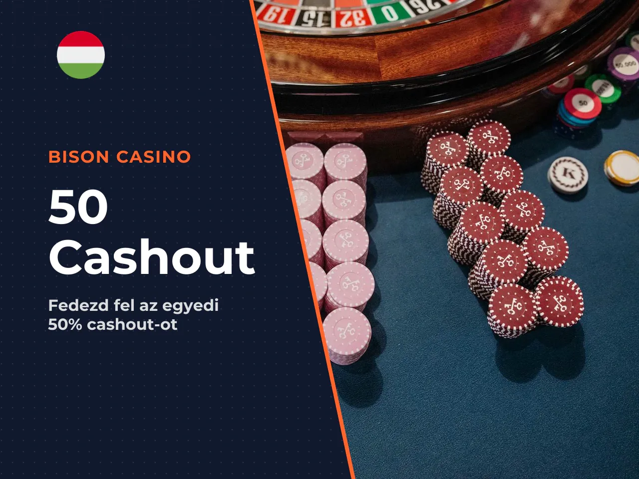 Az 50 Cashout funkció részletesen. A