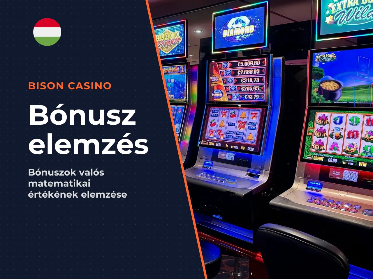 A bónusz értéke más Bison Casino